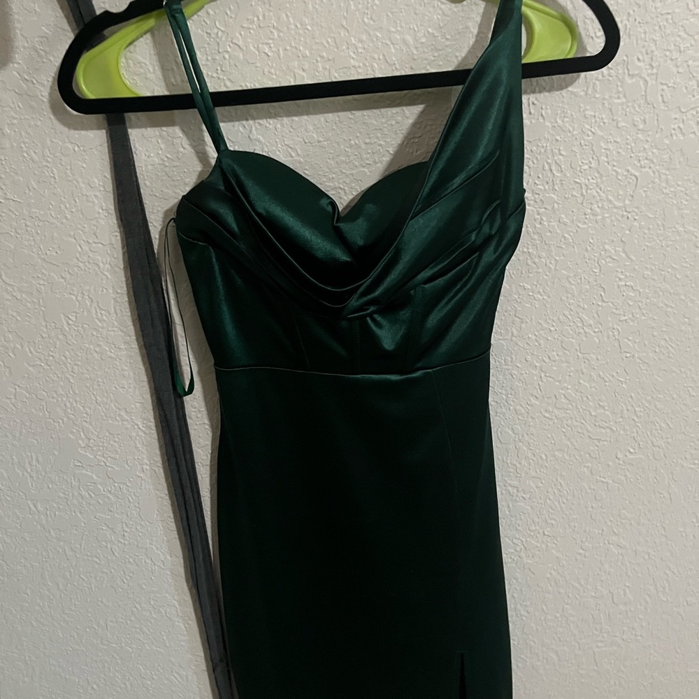 Windsor Strapless Dark Green Dress